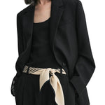 Toteme Centered Monogram Silk Scarf - Vermillion