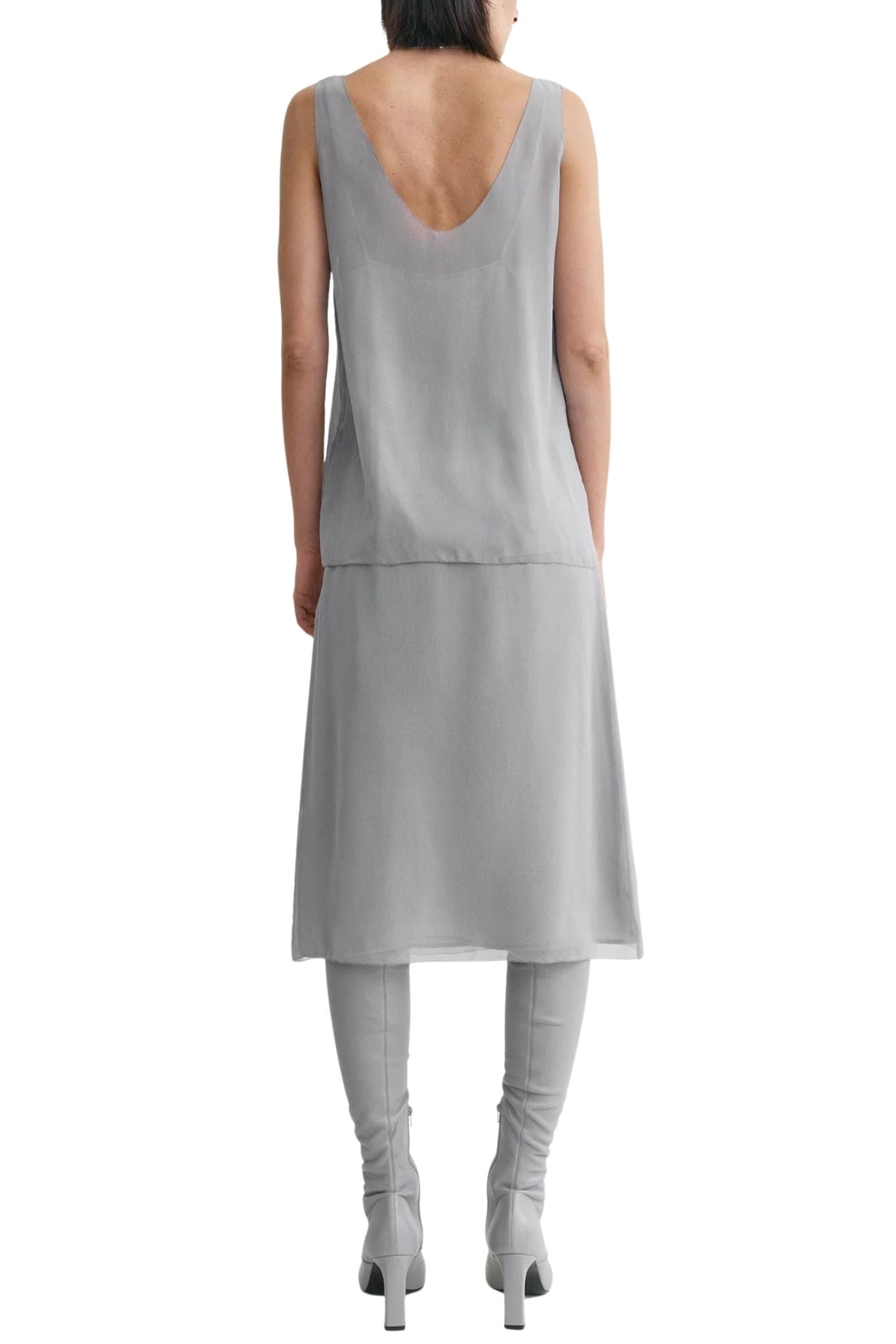 Toteme Chiffon Slip Top - Vermillion