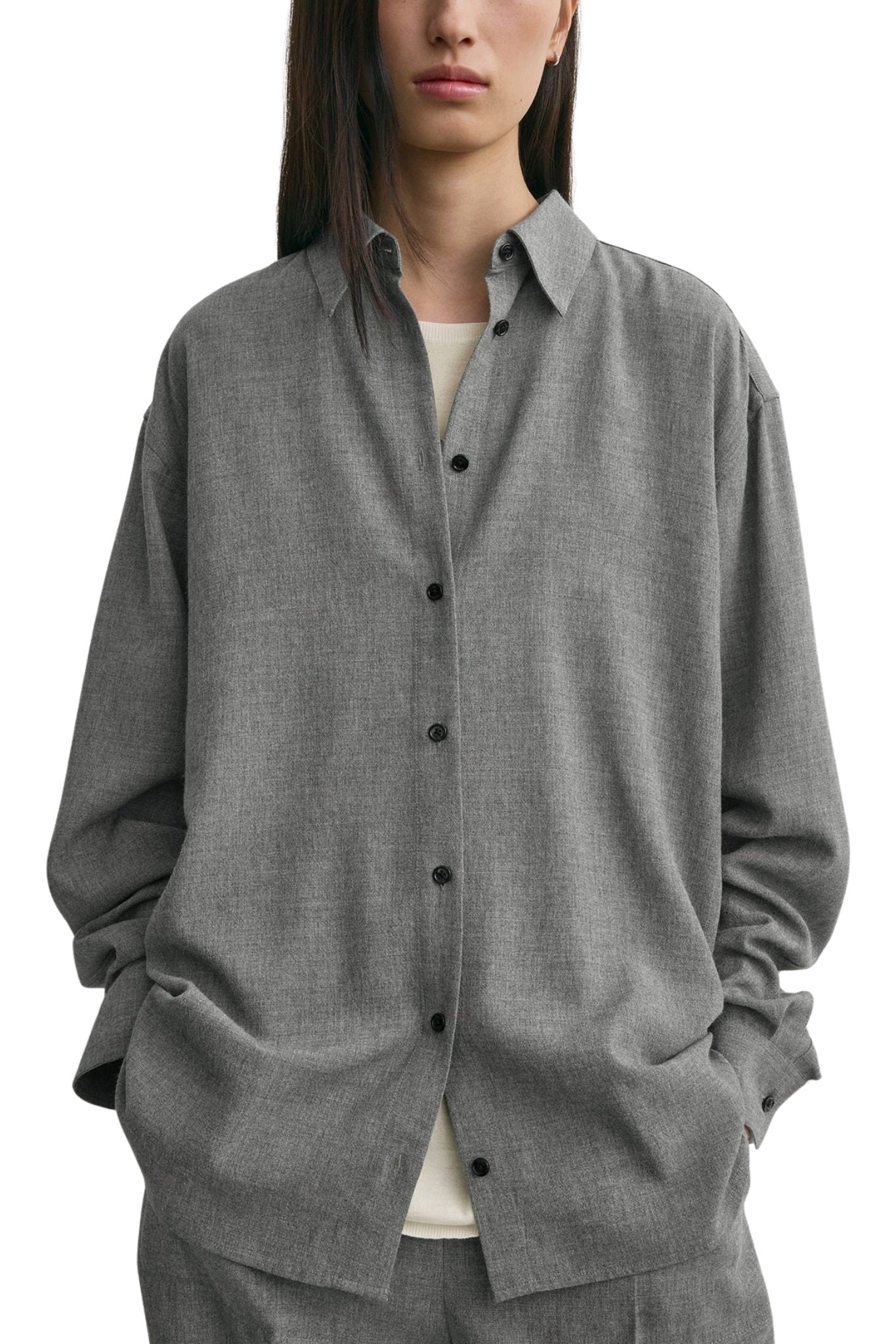 Toteme Classic Fluid Shirt - Vermillion