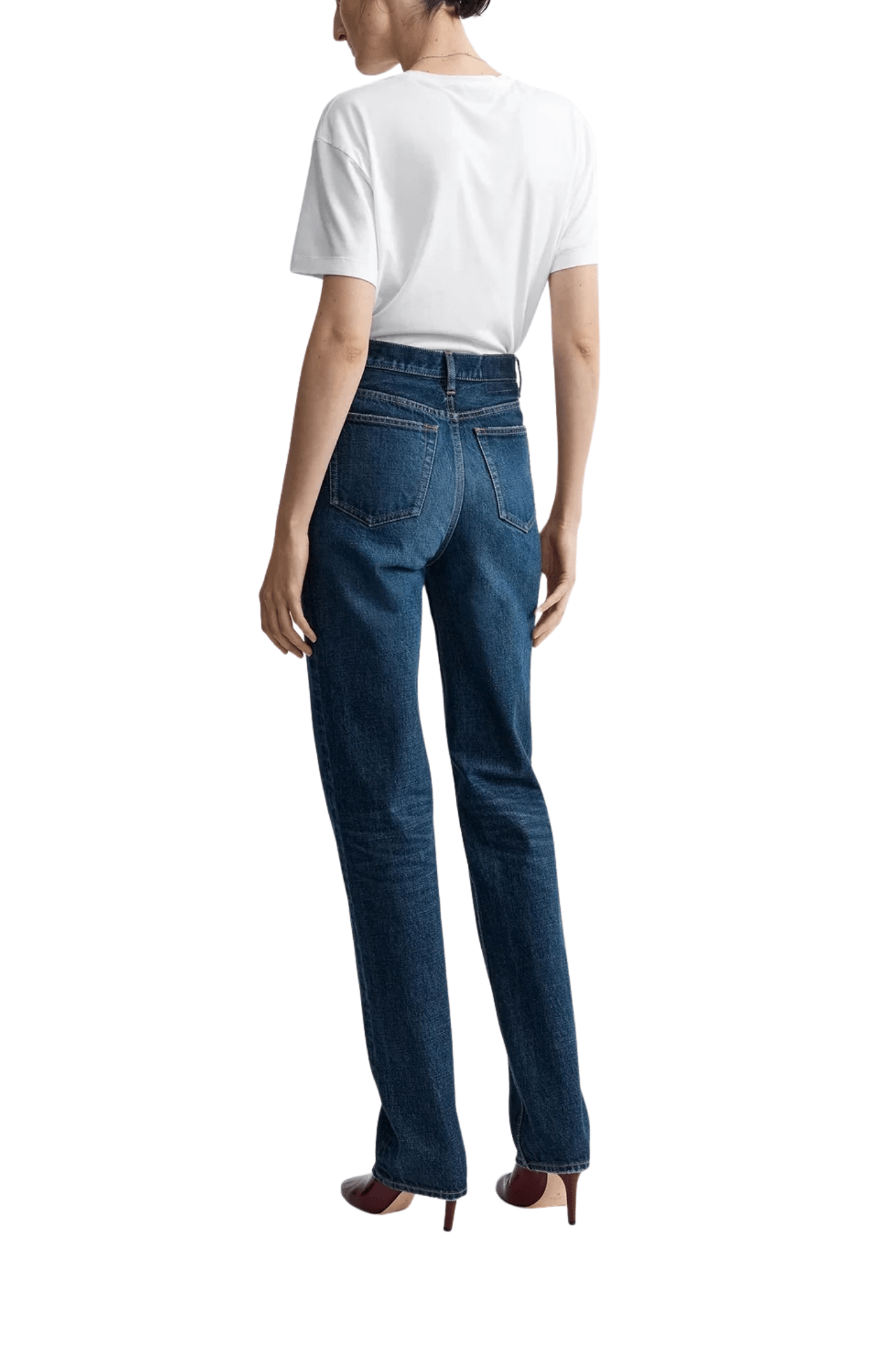 Toteme Classic Slim Denim - Full Length - Vermillion