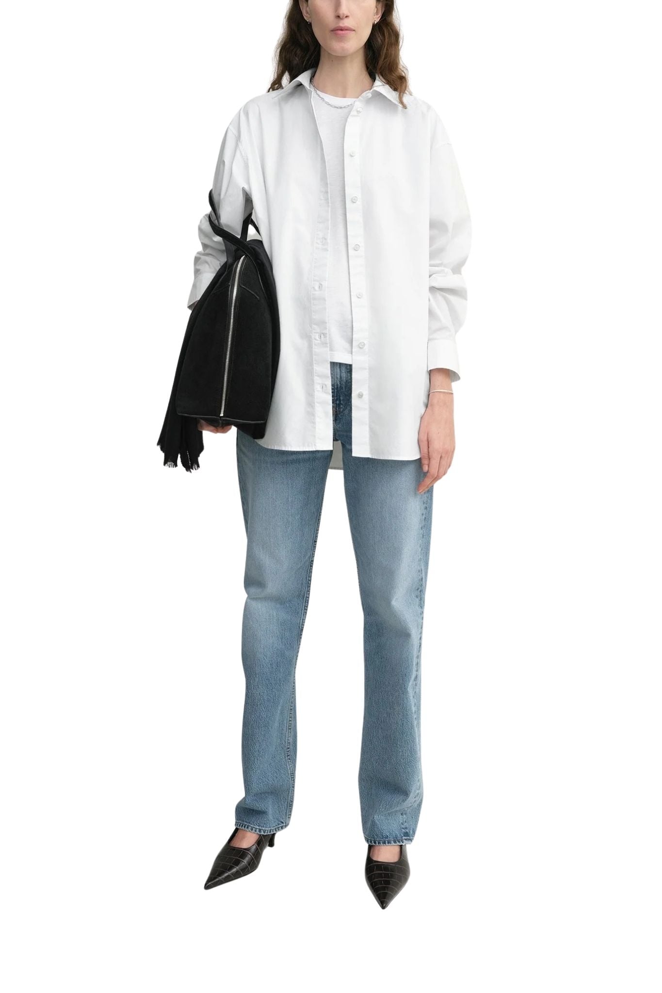 Toteme Classic Tumbled Shirt - Vermillion