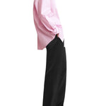 Toteme Classic Tumbled Striped Shirt - Vermillion