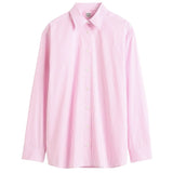 Toteme Classic Tumbled Striped Shirt - Vermillion