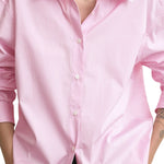 Toteme Classic Tumbled Striped Shirt - Vermillion