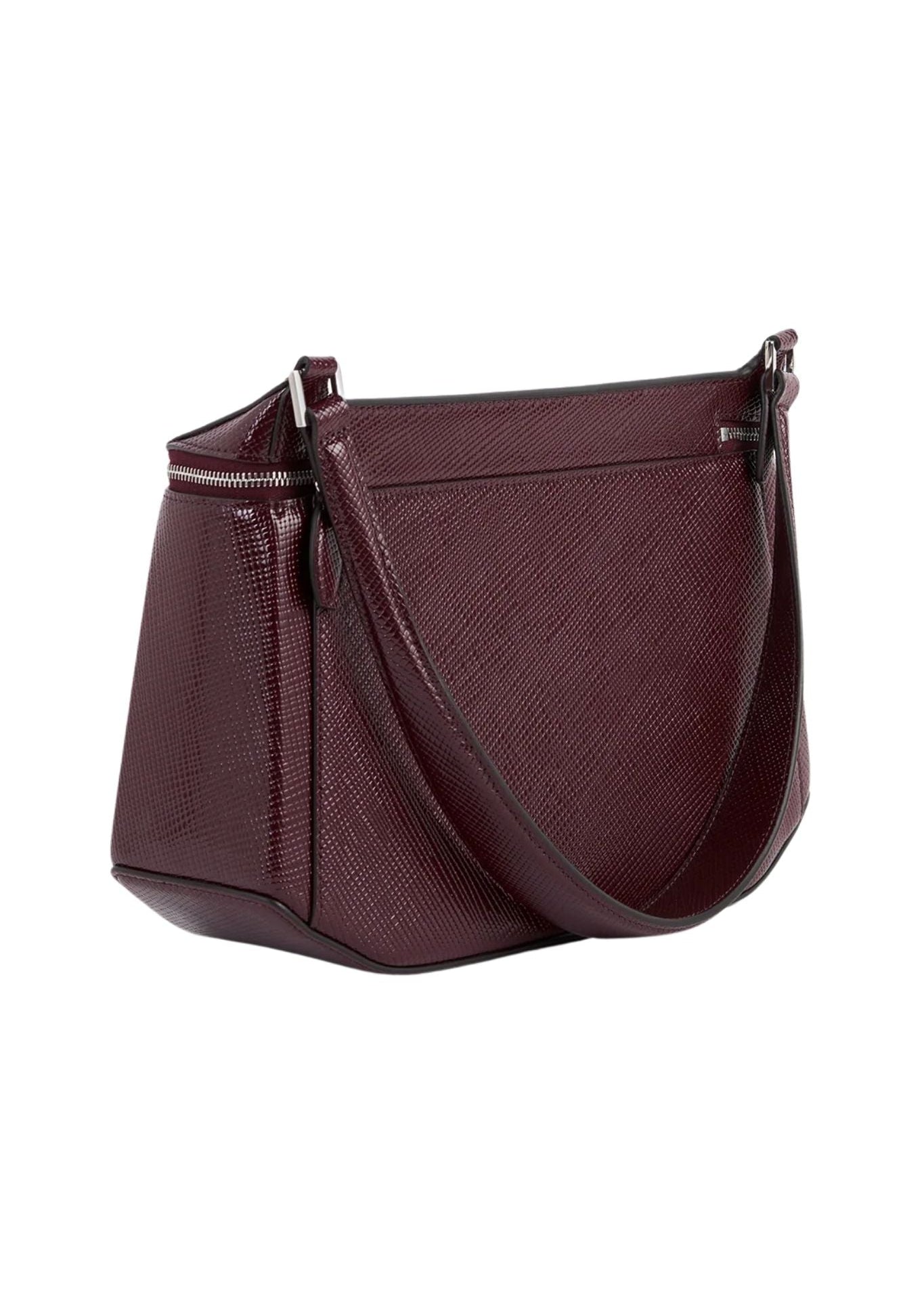 Toteme Clip Palmetto Patent Shoulder Bag - Vermillion