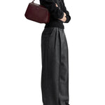 Toteme Clip Palmetto Patent Shoulder Bag - Vermillion