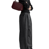 Toteme Clip Palmetto Patent Shoulder Bag - Vermillion