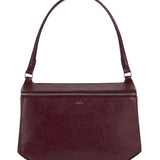 Toteme Clip Palmetto Patent Shoulder Bag - Vermillion