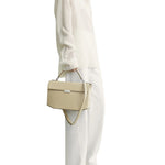 Toteme Clip Polished Leather Top Handle - Vermillion