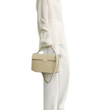 Toteme Clip Polished Leather Top Handle - Vermillion