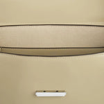 Toteme Clip Polished Leather Top Handle - Vermillion