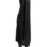 Toteme Cocoon Cape Dress - Vermillion