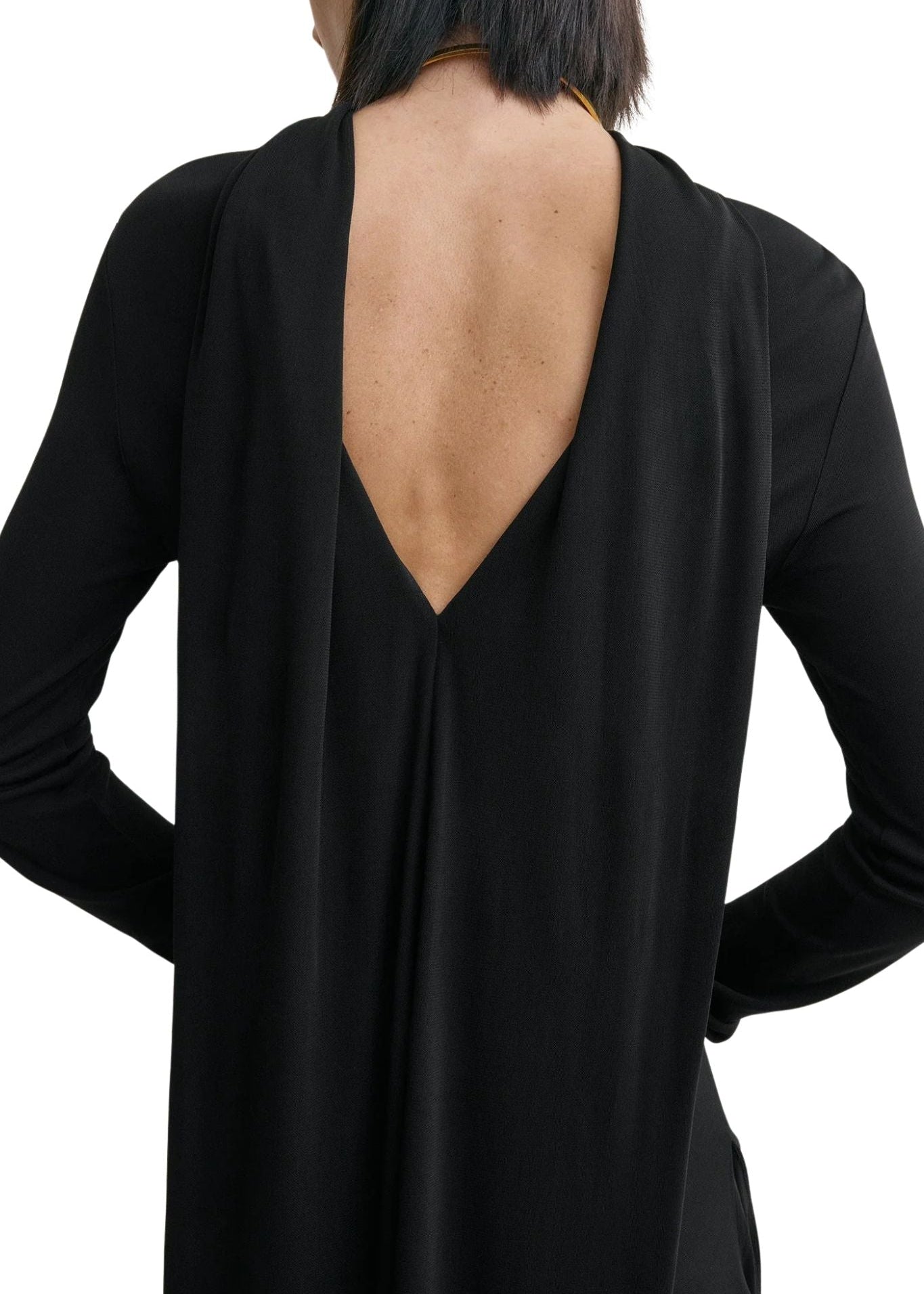 Toteme Cocoon Cape Dress - Vermillion