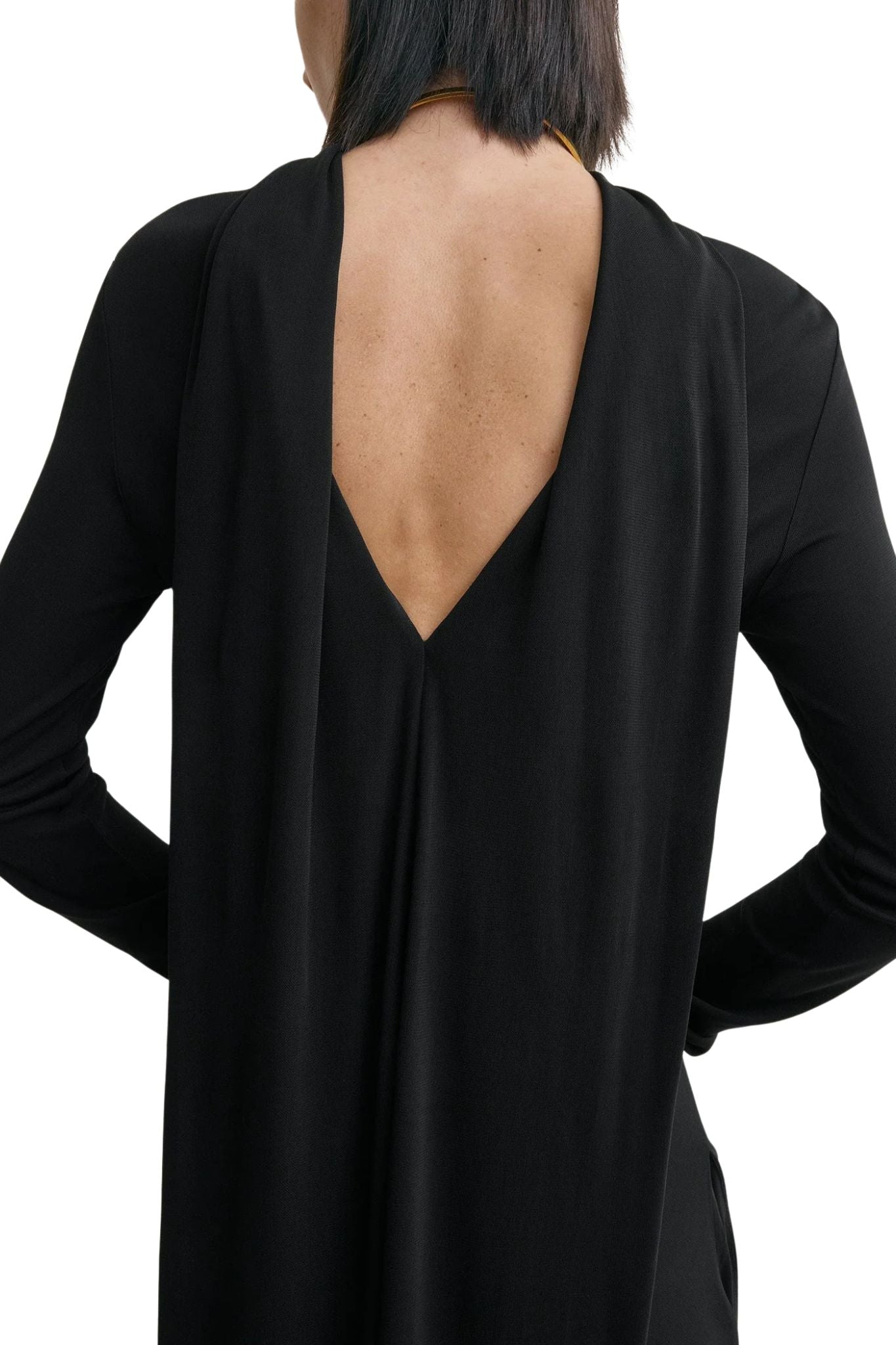 Toteme Cocoon Cape Dress - Vermillion