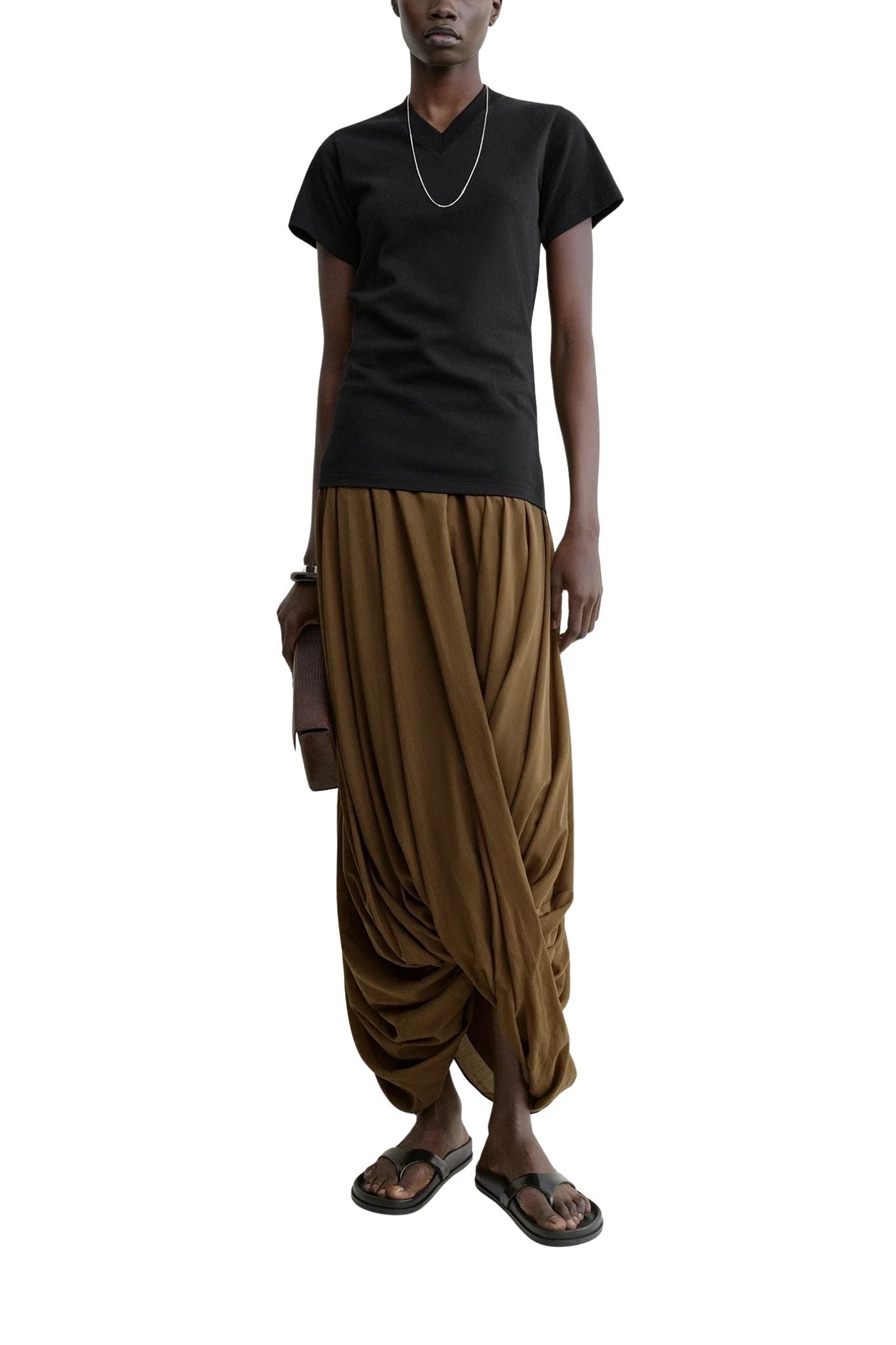 Toteme Cocoon Skirt - Vermillion
