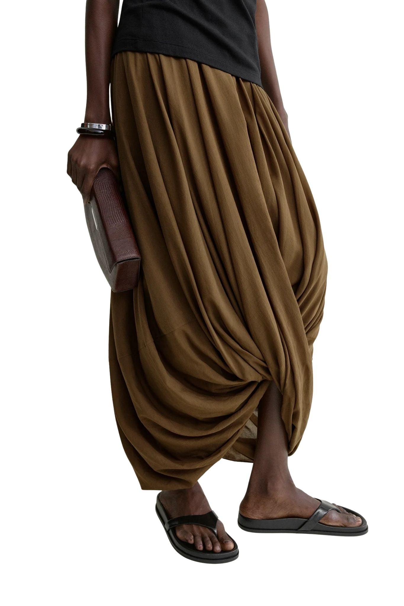 Toteme Cocoon Skirt - Vermillion