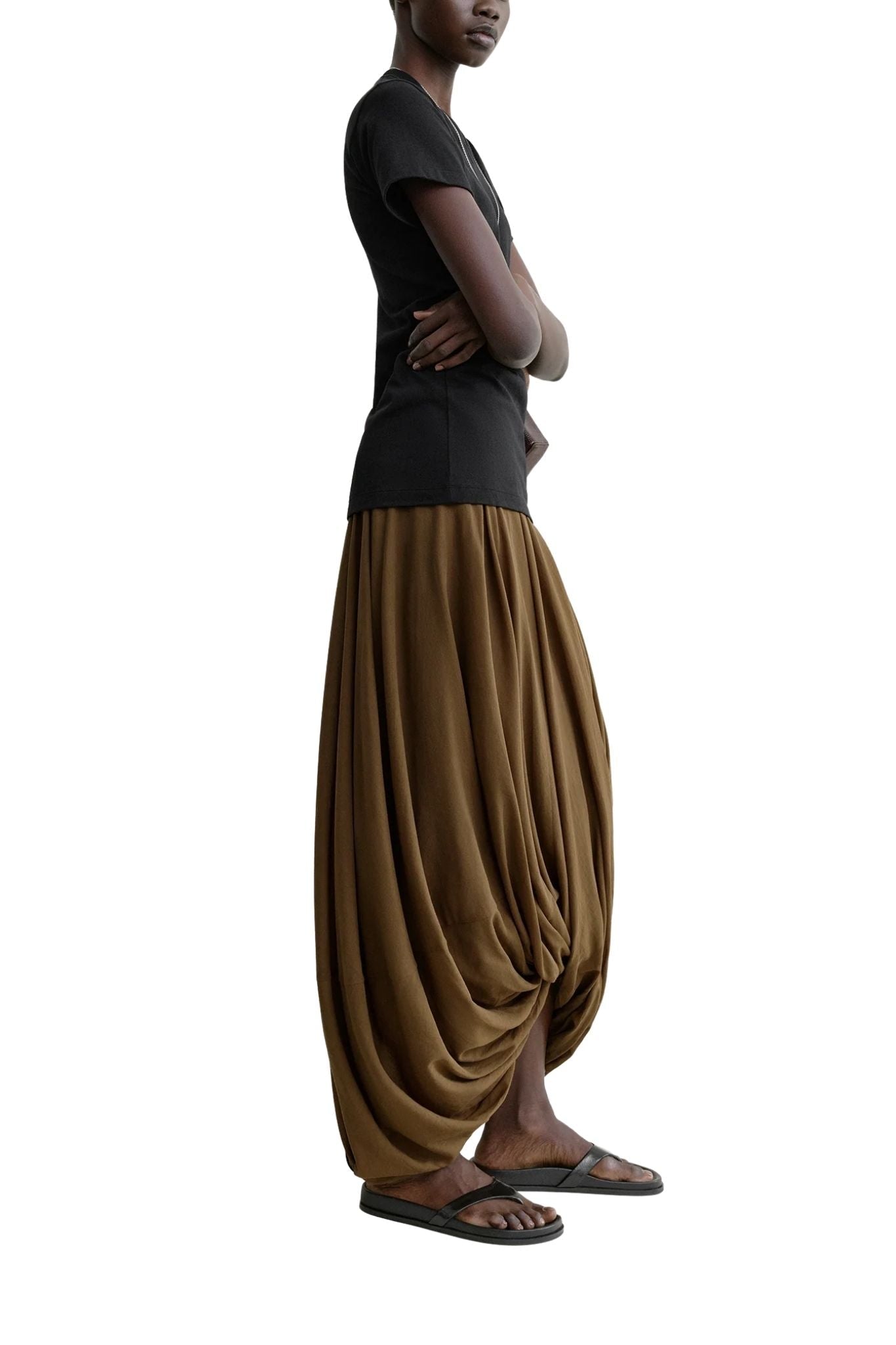 Toteme Cocoon Skirt - Vermillion