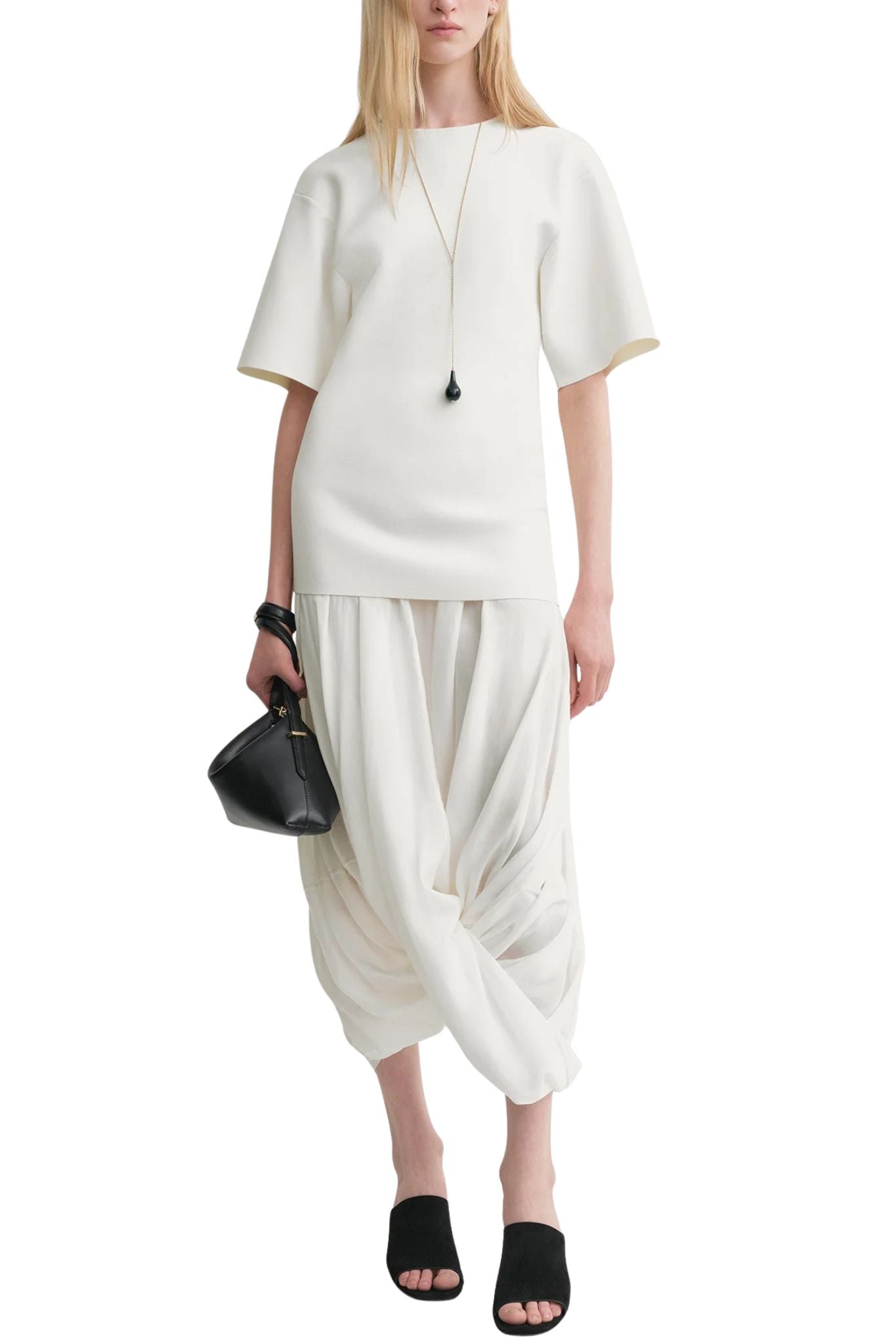 Toteme Cocoon Tee Dress - Vermillion