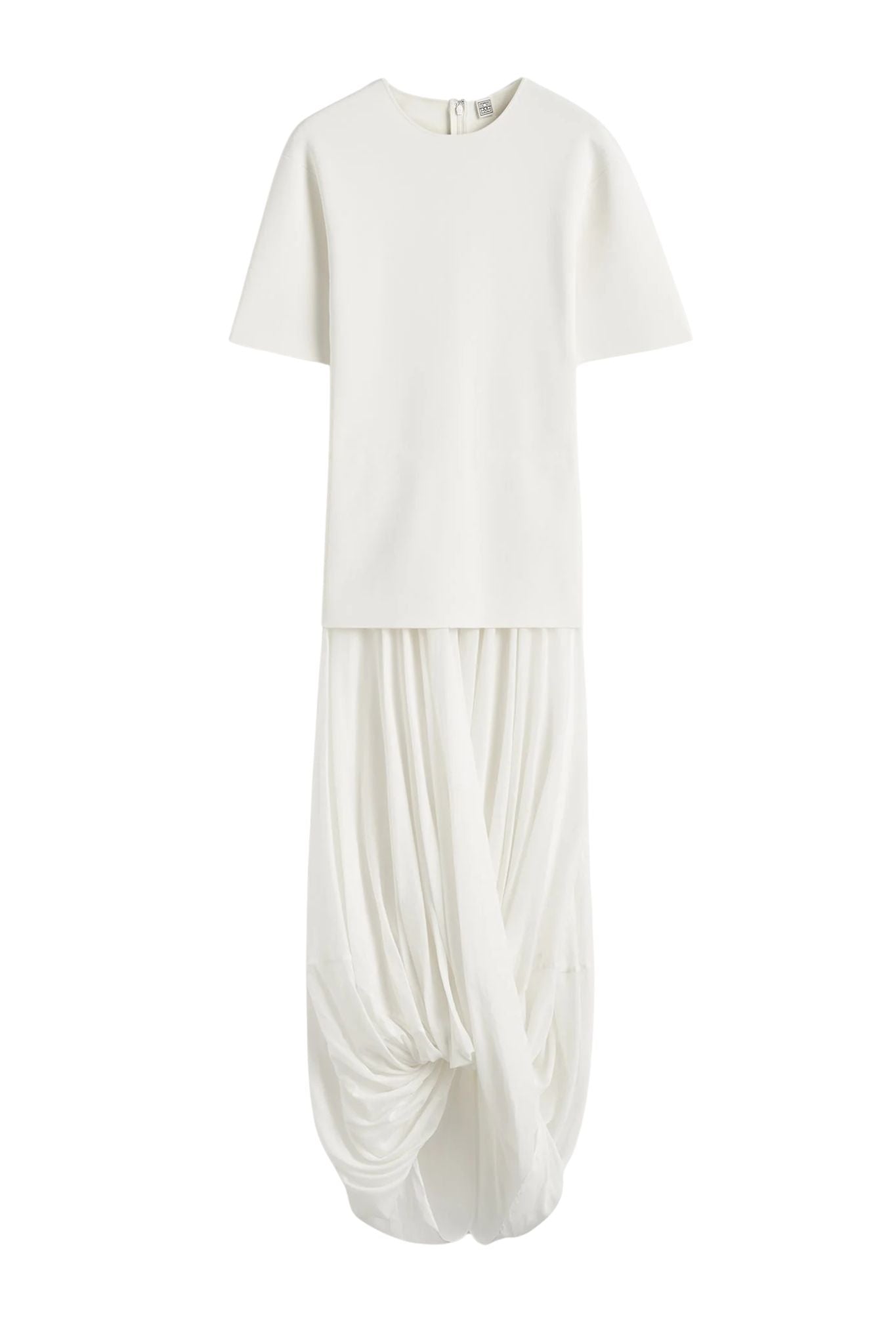 Toteme Cocoon Tee Dress - Vermillion