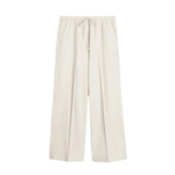 Toteme Cotton Drawstring Trousers - Vermillion