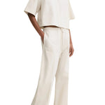 Toteme Cotton Drawstring Trousers - Vermillion