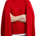Toteme Crew Cape Knit - Vermillion