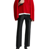 Toteme Crew Cape Knit - Vermillion