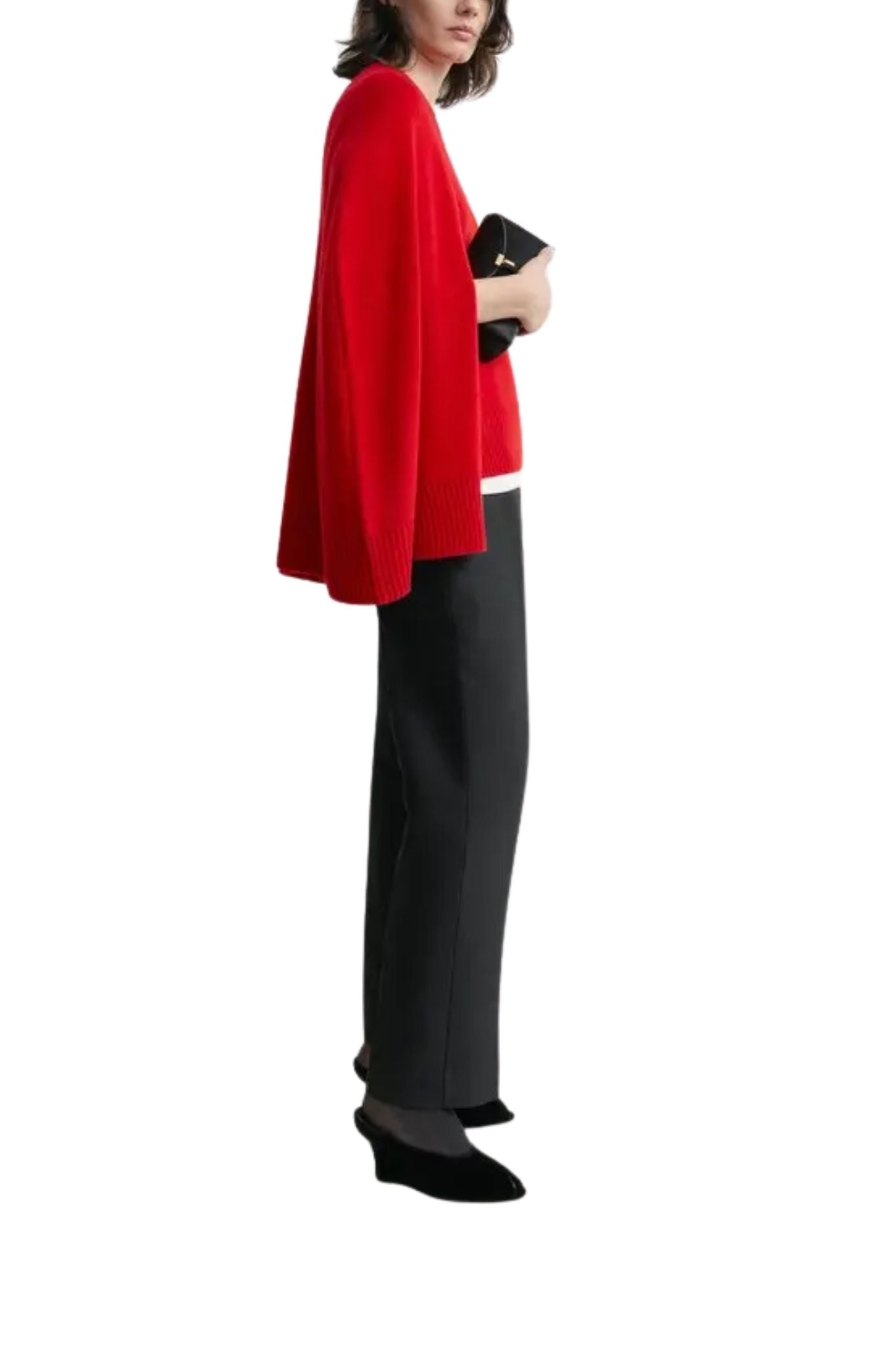 Toteme Crew Cape Knit - Vermillion