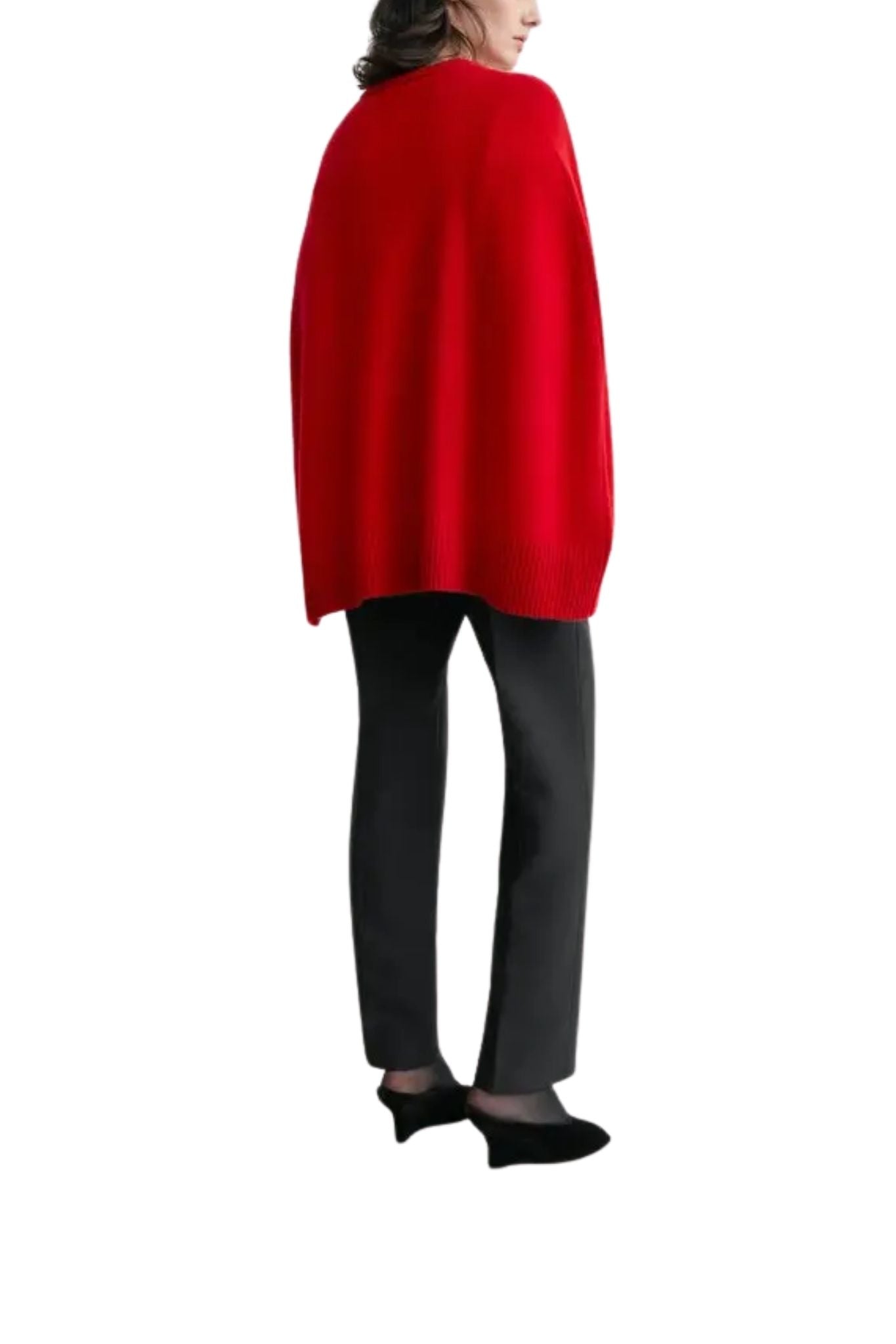 Toteme Crew Cape Knit - Vermillion