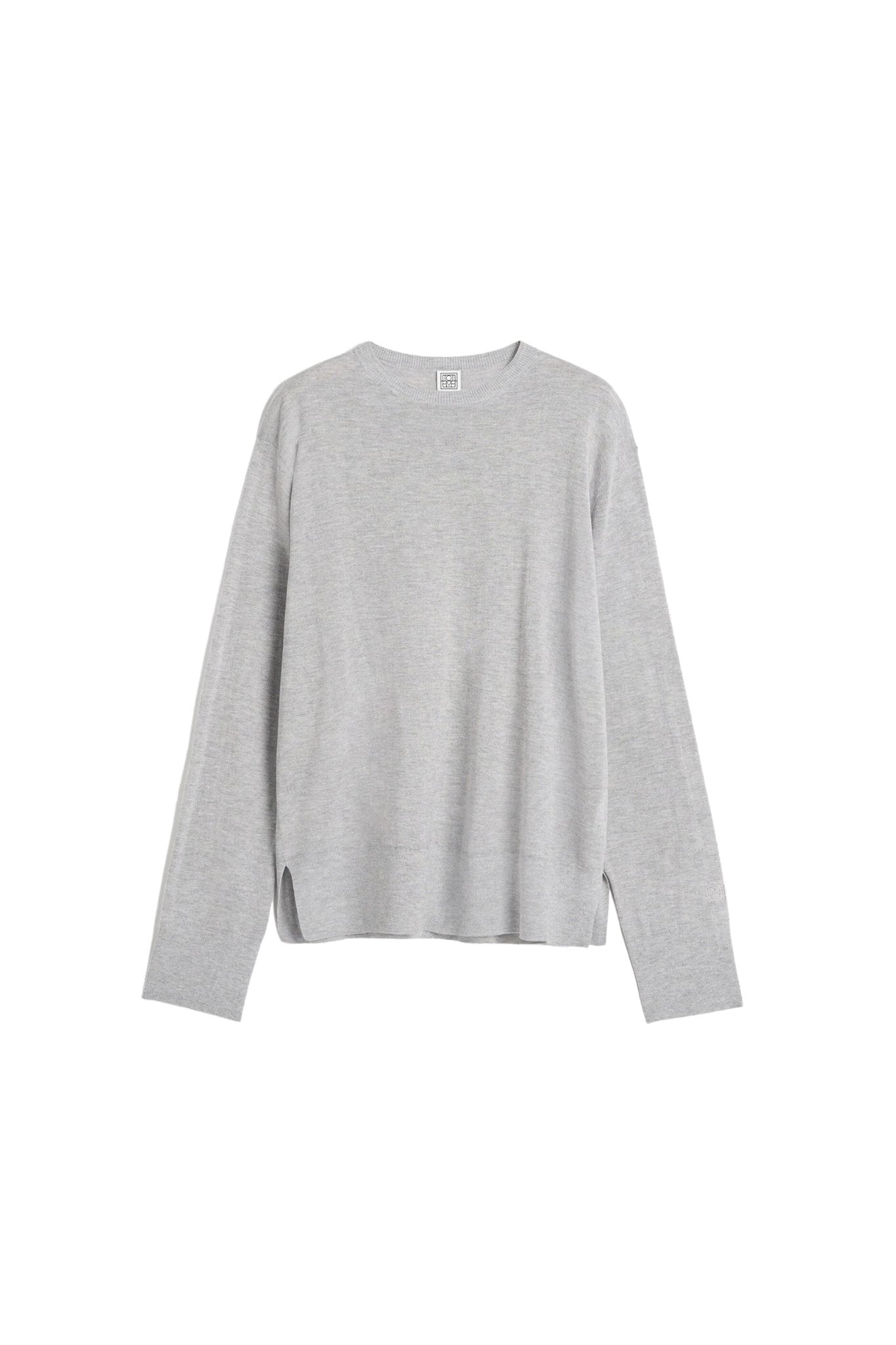 Toteme Crew - Neck Silk Cashmere Knit - Vermillion