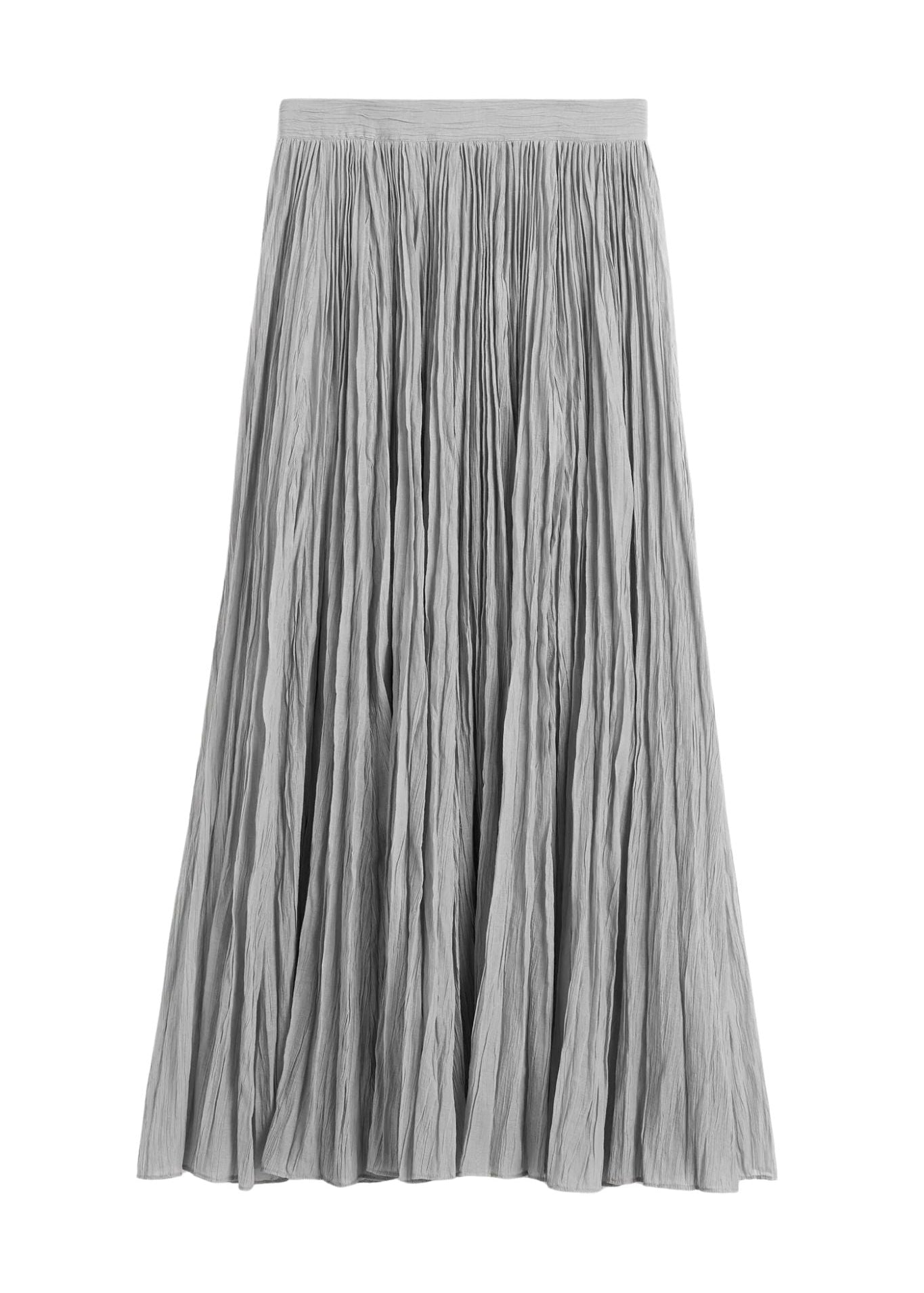 Toteme Crinkled Plissé Skirt - Vermillion