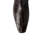 Toteme Croco - Embossed Wide - Shaft Boots - Vermillion