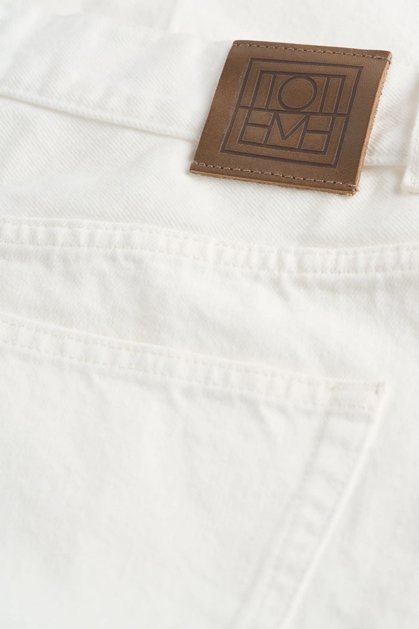 Toteme Denim Board Shorts - Vermillion