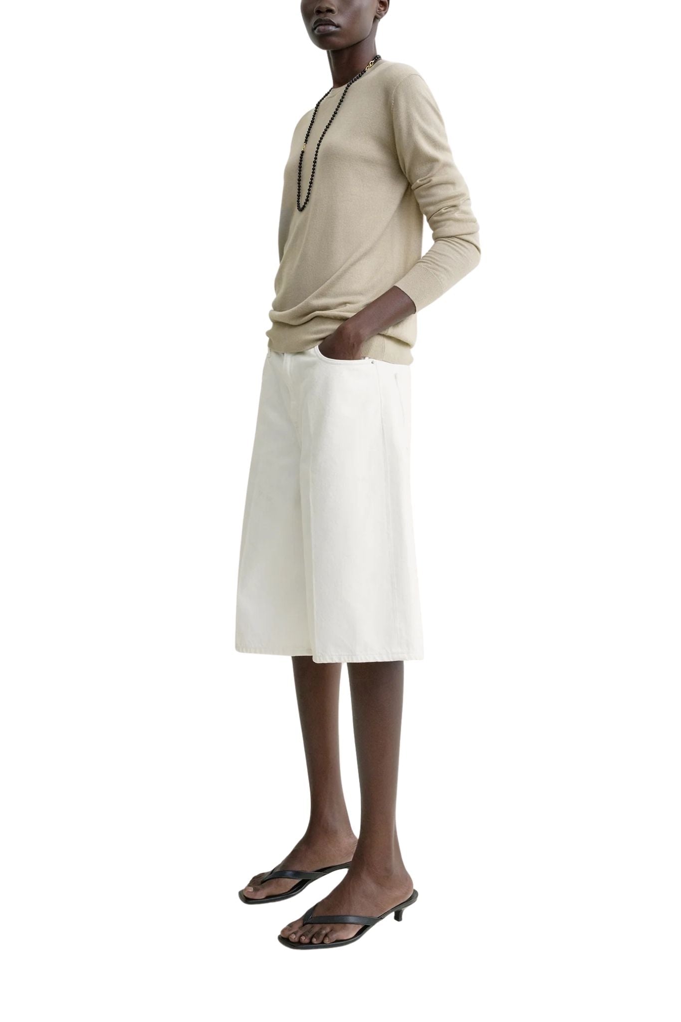 Toteme Denim Board Shorts - Vermillion