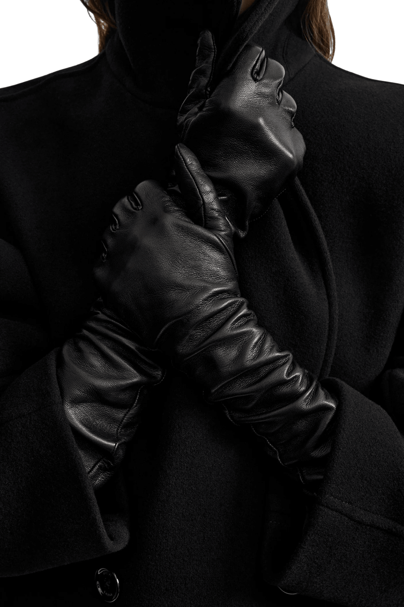 Toteme Extra Long Leather Gloves - Vermillion
