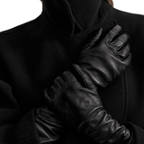Toteme Extra Long Leather Gloves - Vermillion