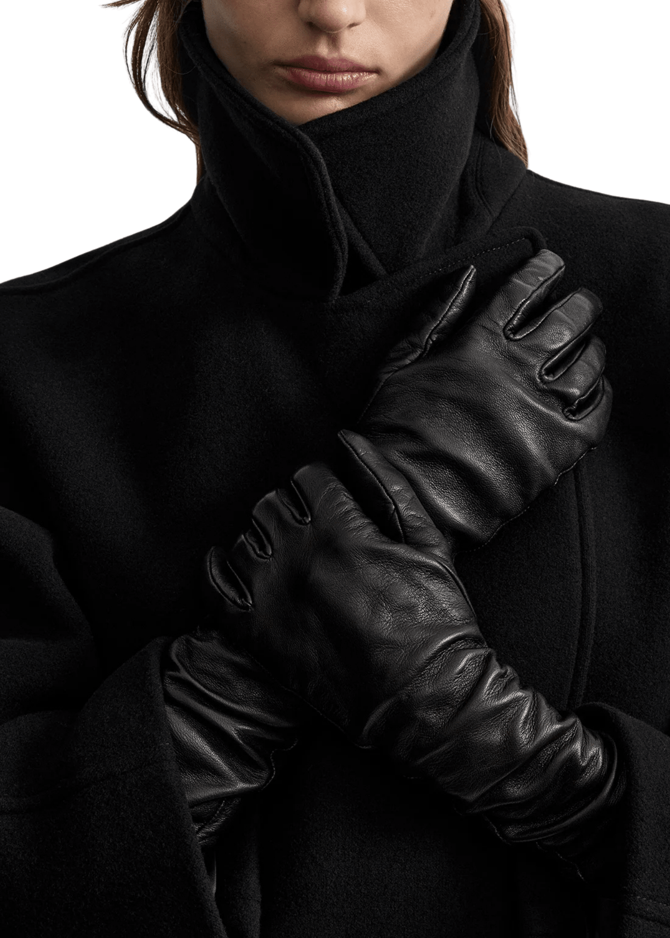 Toteme Extra Long Leather Gloves - Vermillion