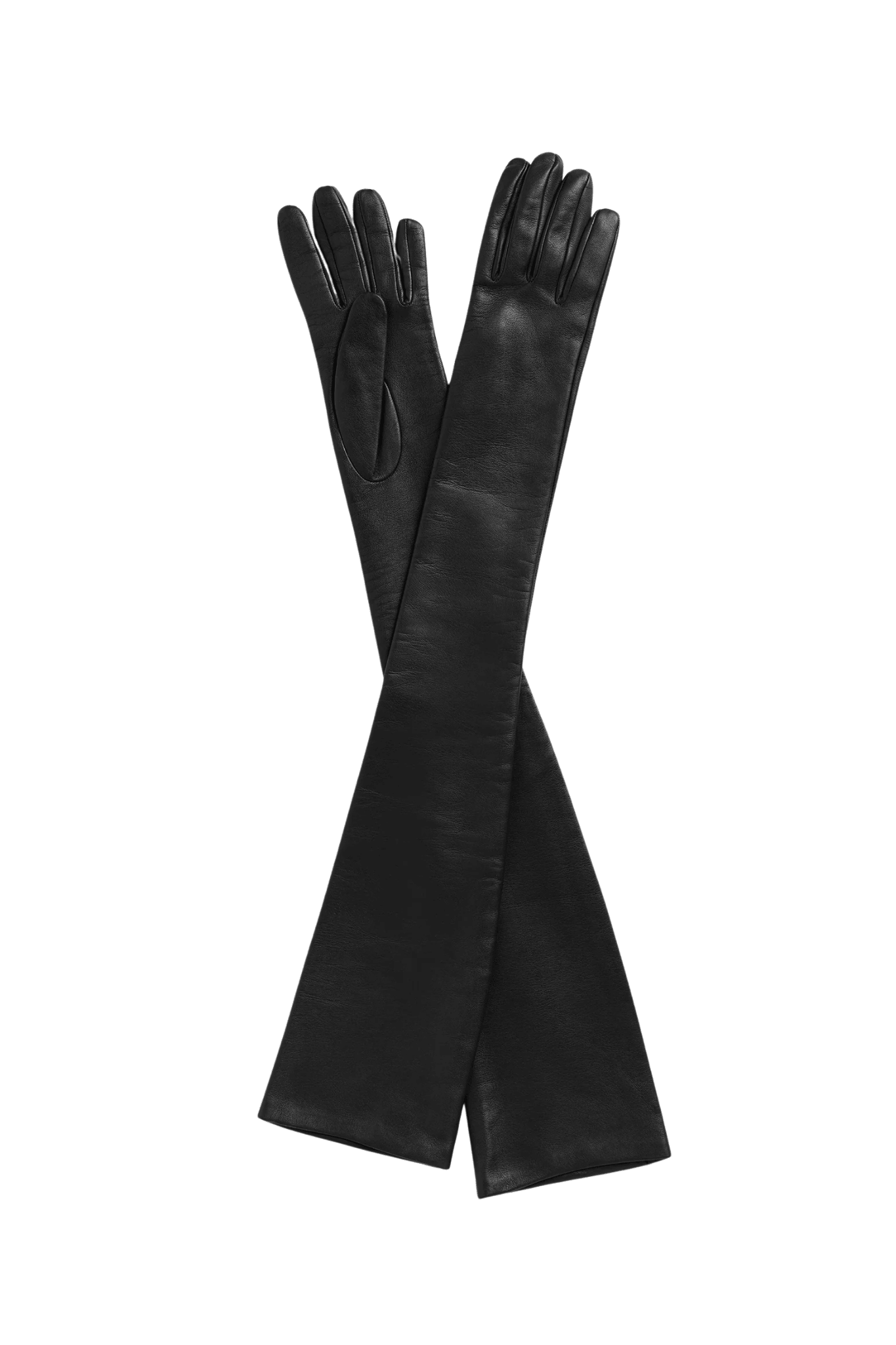 Toteme Extra Long Leather Gloves - Vermillion