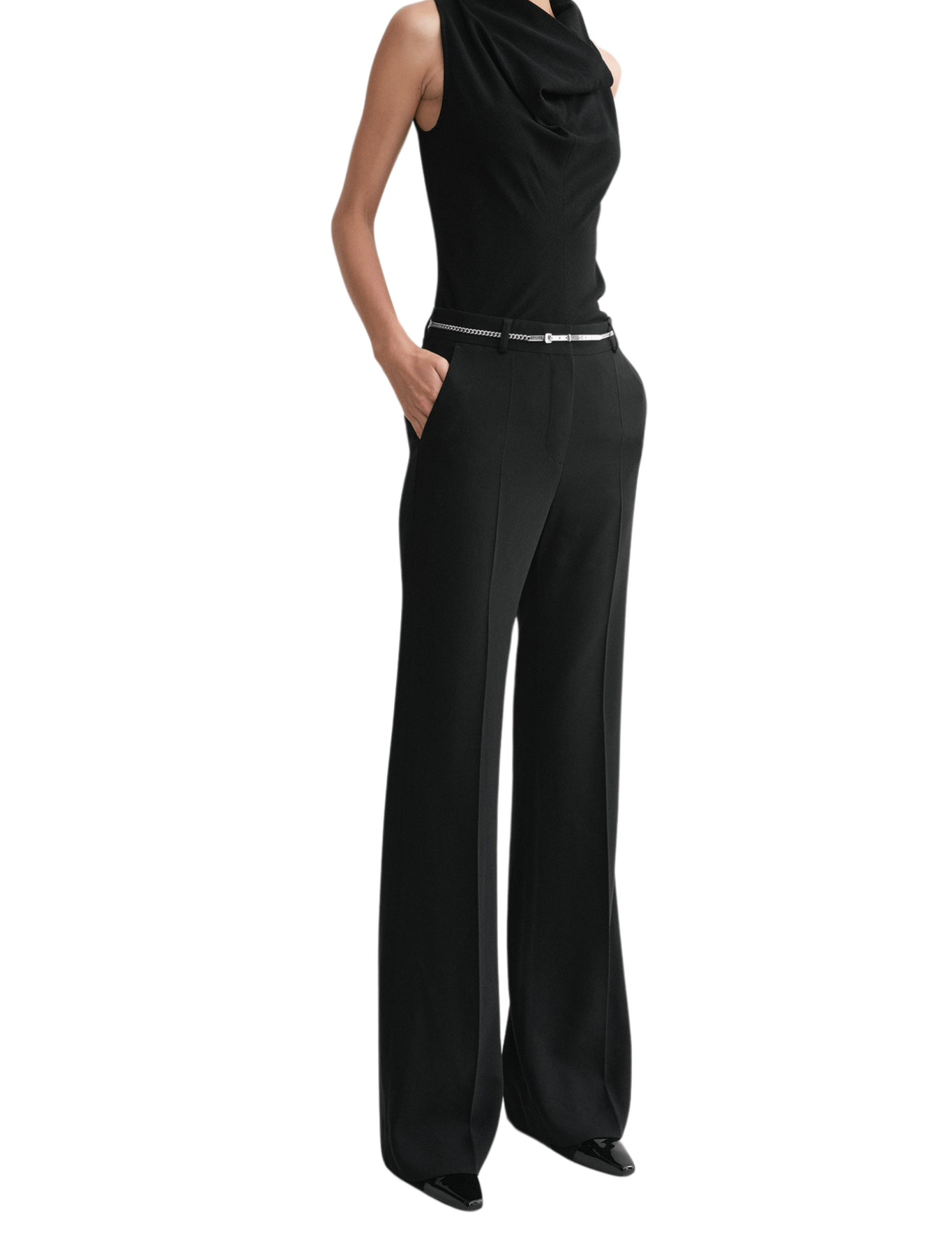 Toteme Flared Evening Trousers - Vermillion