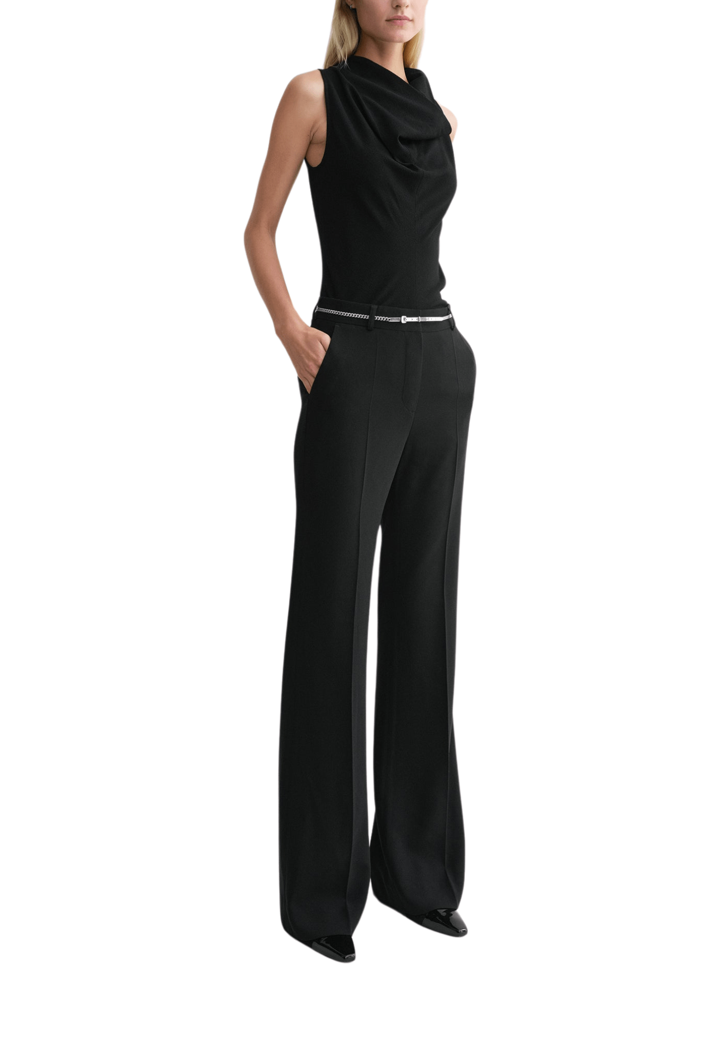 Toteme Flared Evening Trousers - Vermillion