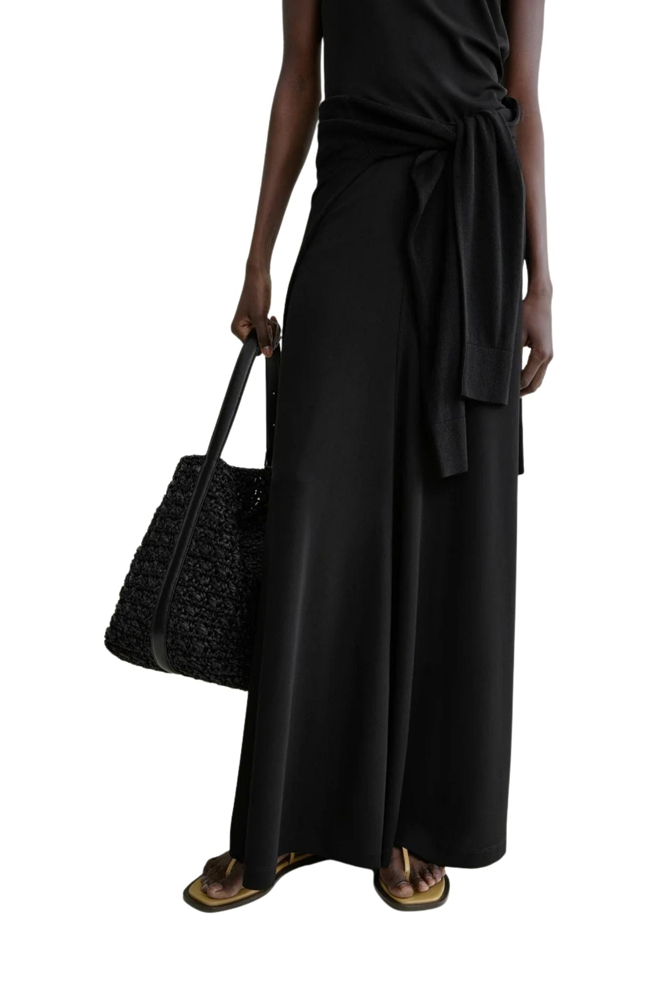 Toteme Flared Jersey Skirt - Vermillion