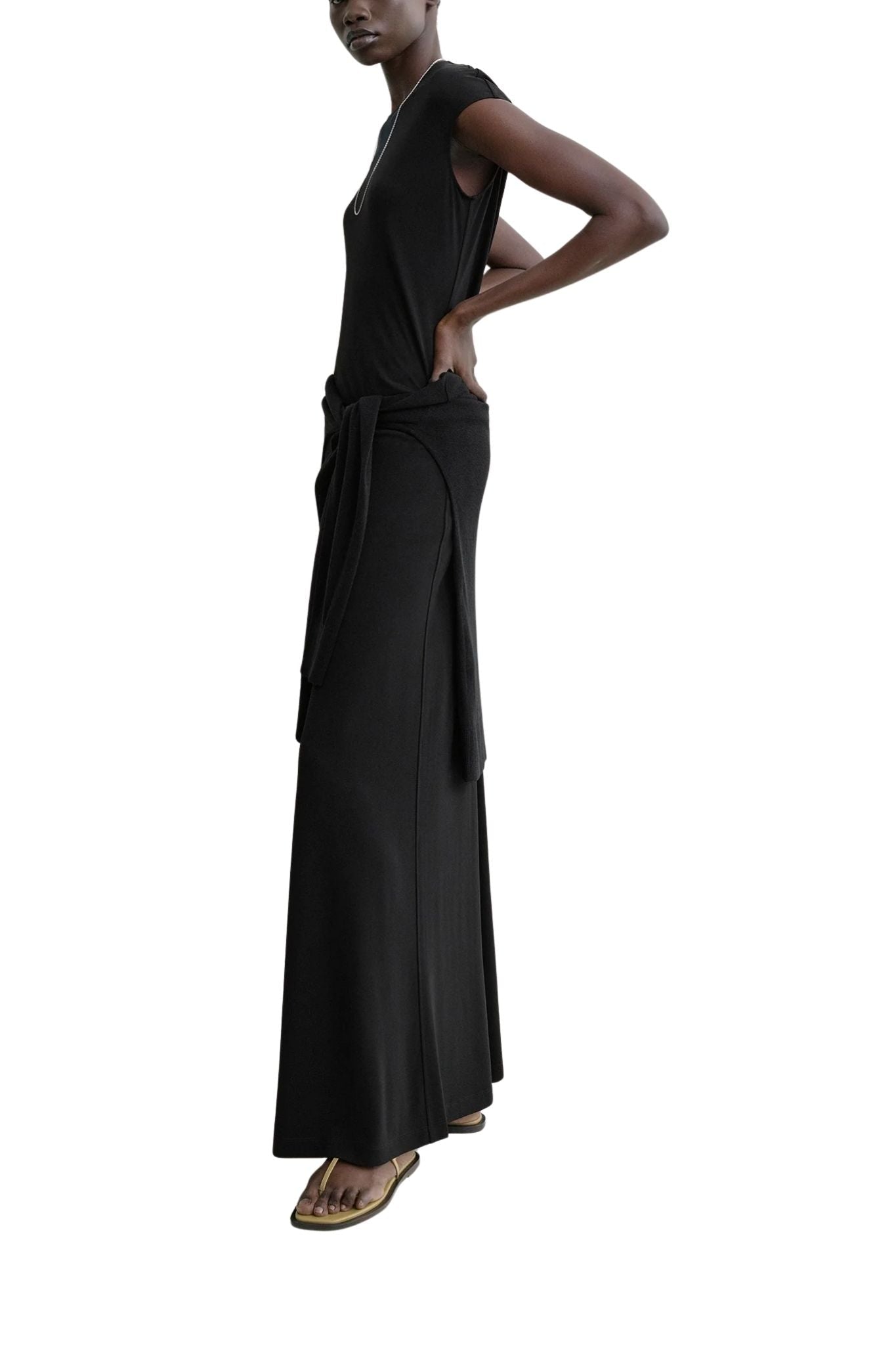 Toteme Flared Jersey Skirt - Vermillion