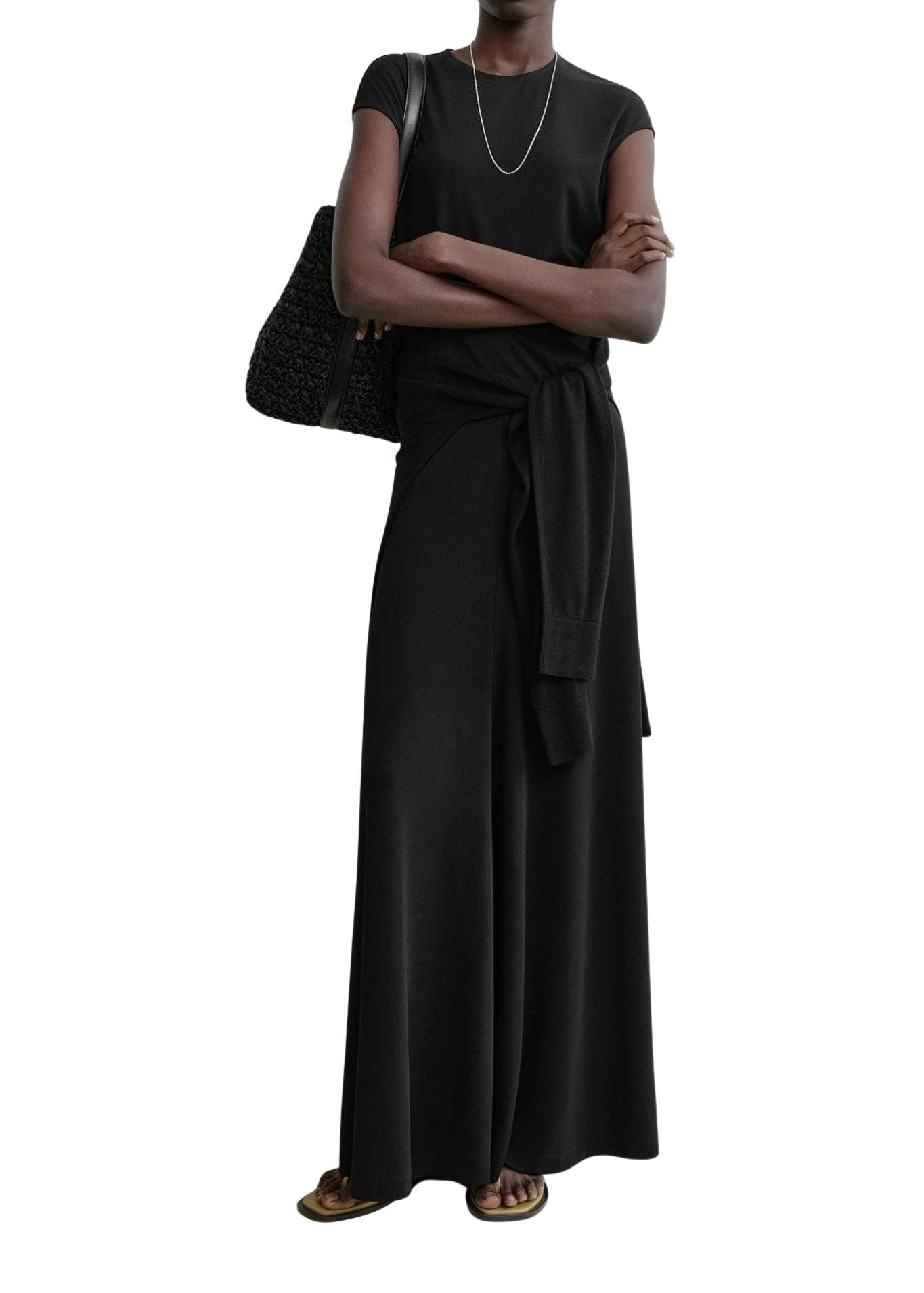 Toteme Flared Jersey Skirt - Vermillion