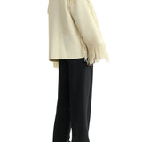 Toteme Fringed Scarf Jacket - Vermillion