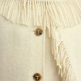 Toteme Fringed Scarf Jacket - Vermillion