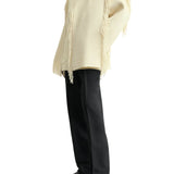 Toteme Fringed Scarf Jacket - Vermillion