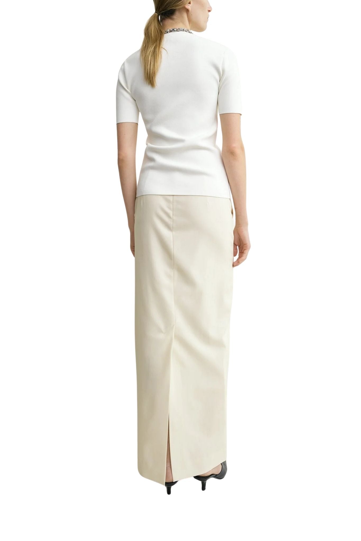 Toteme Light Wool Skirt - Vermillion