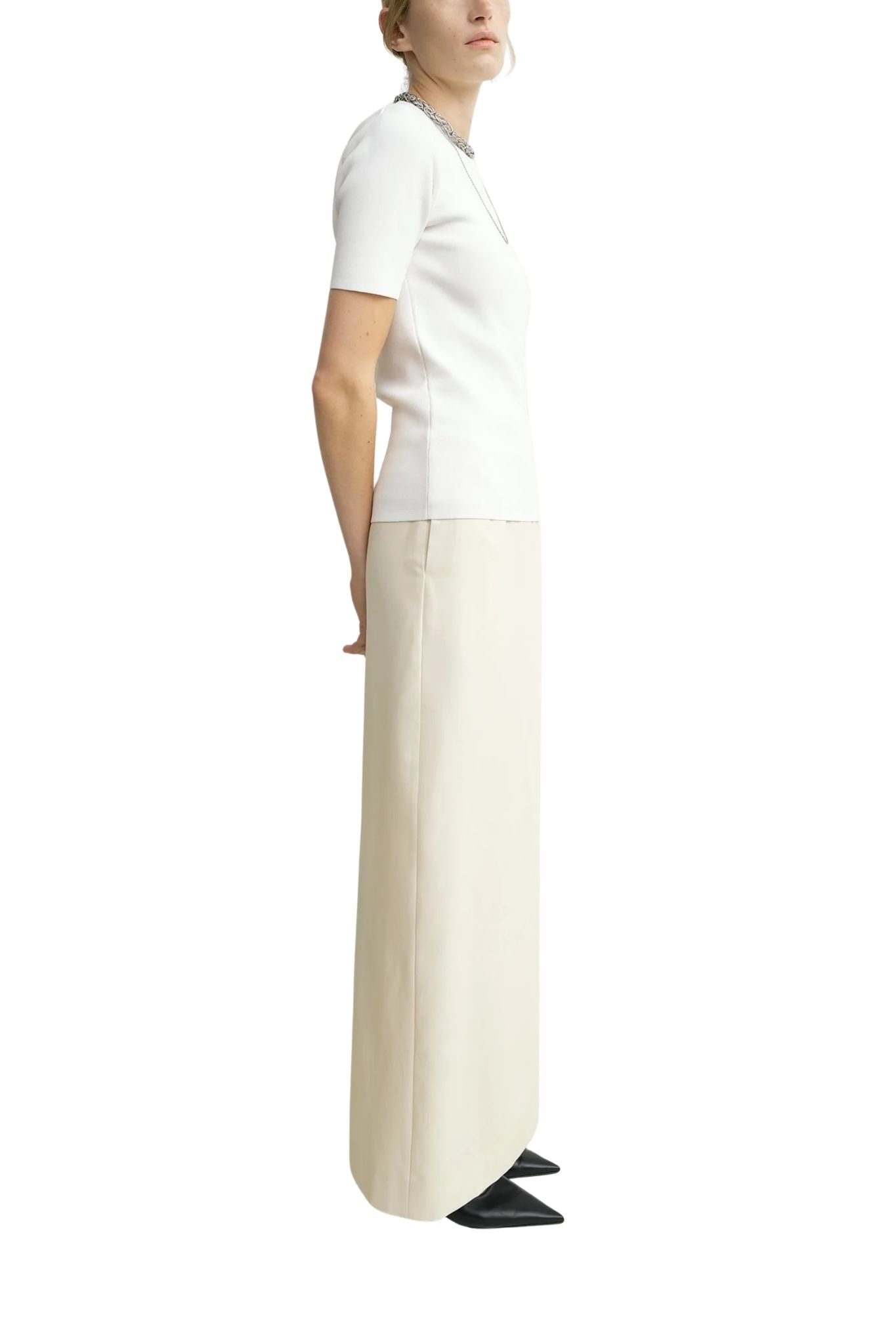 Toteme Light Wool Skirt - Vermillion