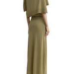 Toteme Long Knit Skirt - Vermillion