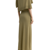 Toteme Long Knit Skirt - Vermillion